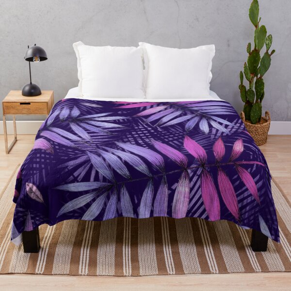 Item preview, Purple Tropical Leaves designed and sold by pugmom4.