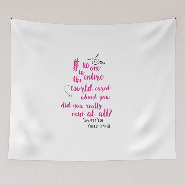 Item preview, Do you exist at all  - Cassandra Clare designed and sold by inkandmadness.