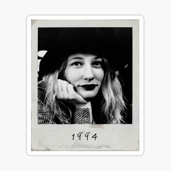 cate blanchett 1994 polaroid Sticker