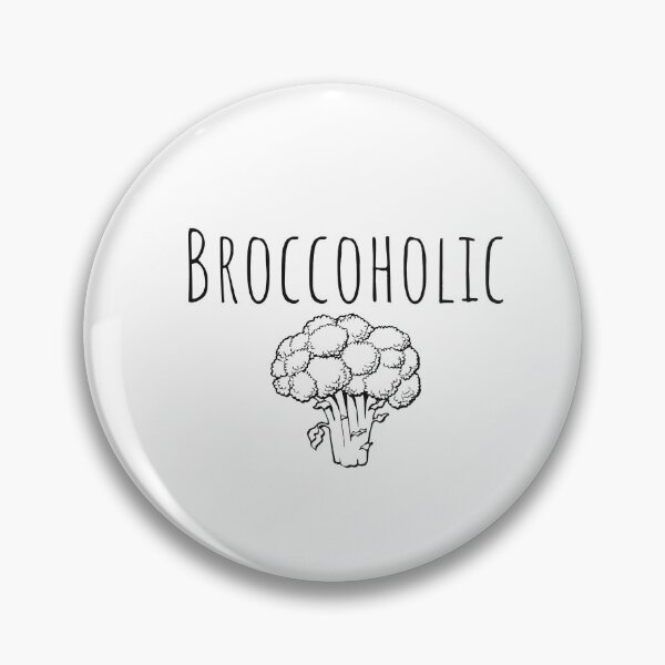 Item preview, Broccoholic funny vegan vegetarian quote - veggie designed and sold by Minimalist Quotes and Sayings.