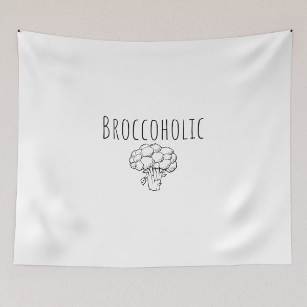 Item preview, Broccoholic funny vegan vegetarian quote - veggie designed and sold by Minimalist Quotes and Sayings.