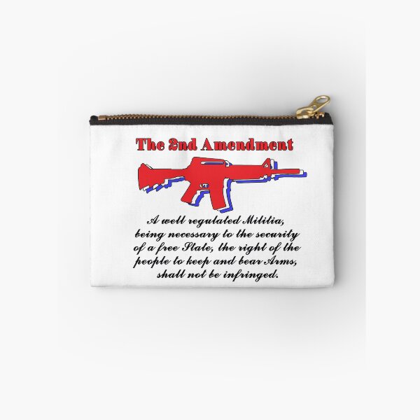 Item preview, The Second Amendment AR-15 RED WHITE BLUE designed and sold by GreenArtDesigns.