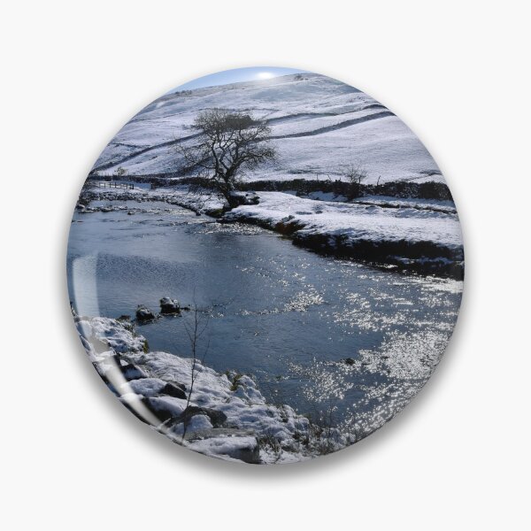 Item preview, Langsrothdale in the snow showing river Wharfe,  designed and sold by pearlred.