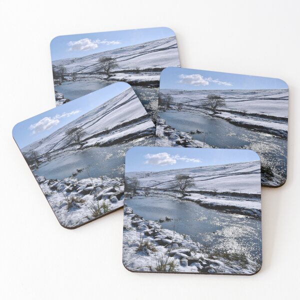 Item preview, Langsrothdale in the snow showing river Wharfe,  designed and sold by pearlred.