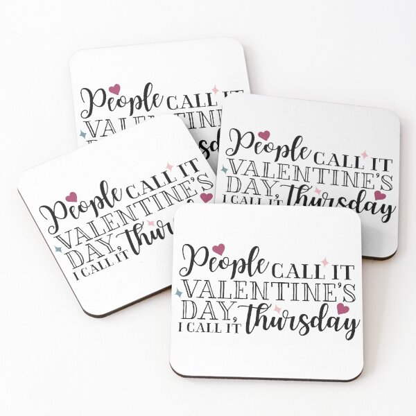 Item preview, I Call It Thursday, Anti Valentines Day, Single Awareness designed and sold by coilsandglory.
