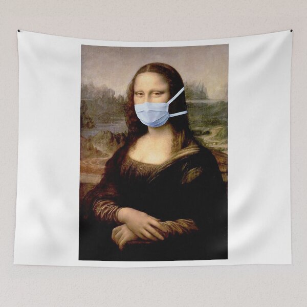 Item preview, Mona Lisa Coronavirus designed and sold by DMUniverse.