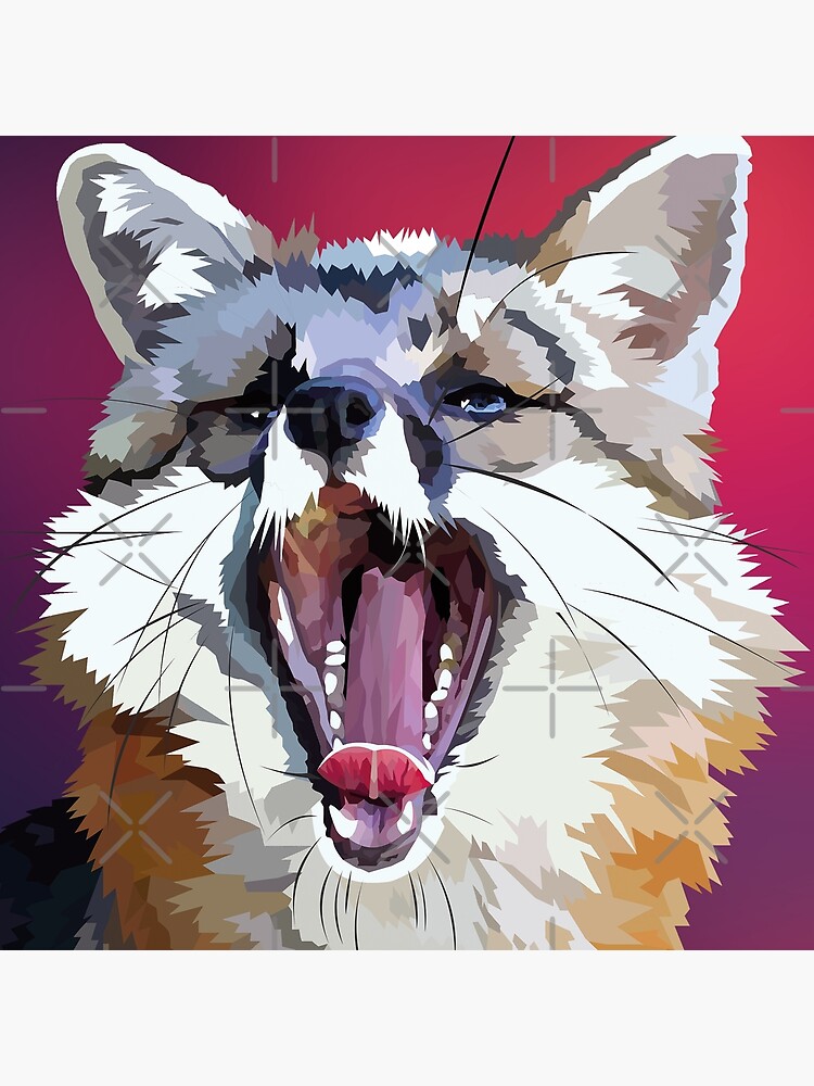Yawning fox by Elviranl