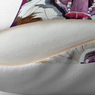 Alternate view of Yawning fox Floor Pillow