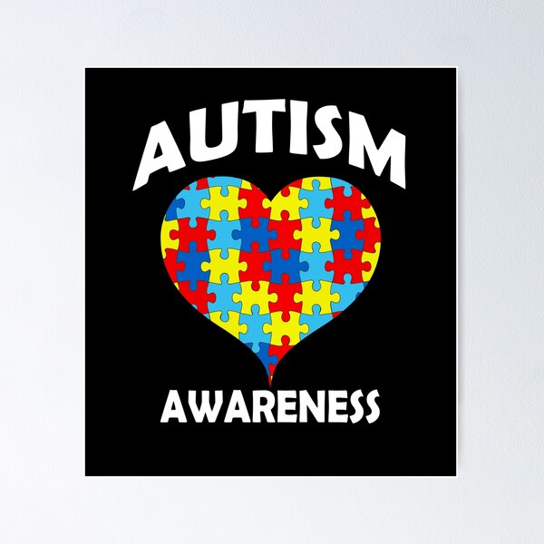 I Love Someone With Autism Framed poster – The Awareness Expo