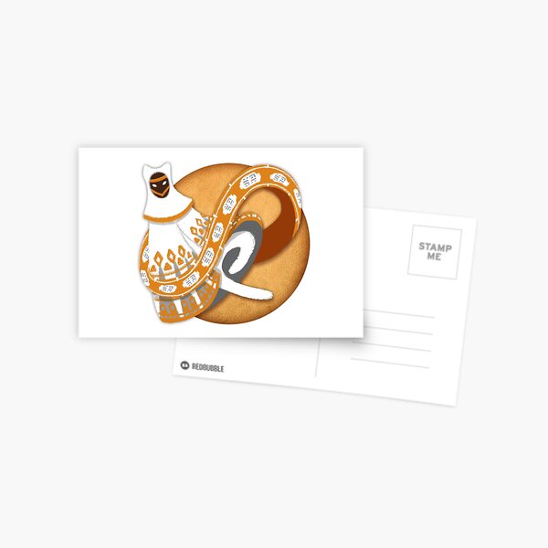 White Journey traveller Postcard