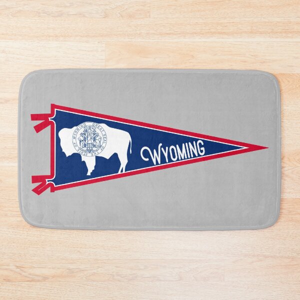 Item preview, Wyoming Flag Pennant designed and sold by Decal Mania.
