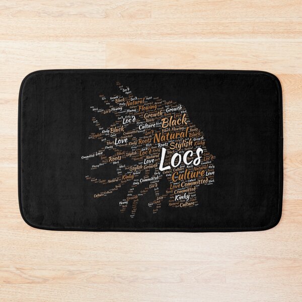 Item preview, Locs Silhouette Words in Hair Art designed and sold by blackartmatters.