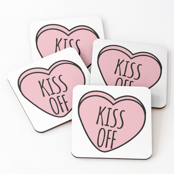 Item preview, Kiss Off, Funny Valentines Day Gifts, Anti Valentines designed and sold by coilsandglory.