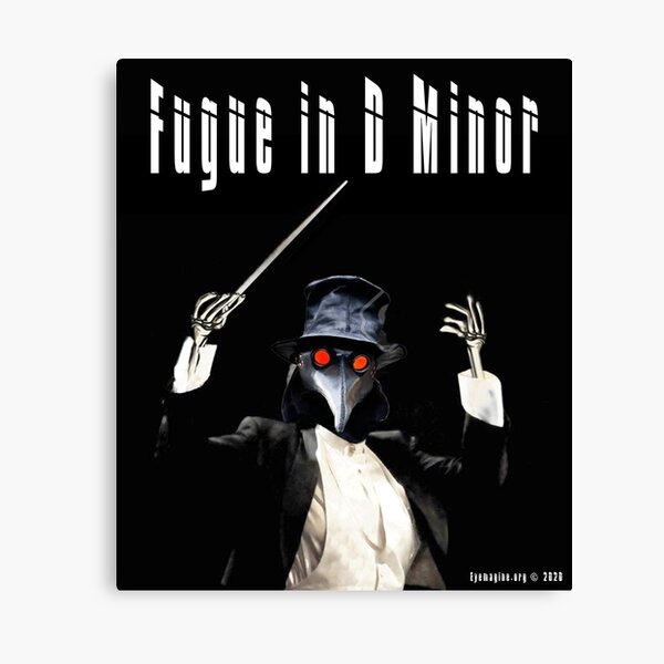 Fugue in D Minor Canvas Print