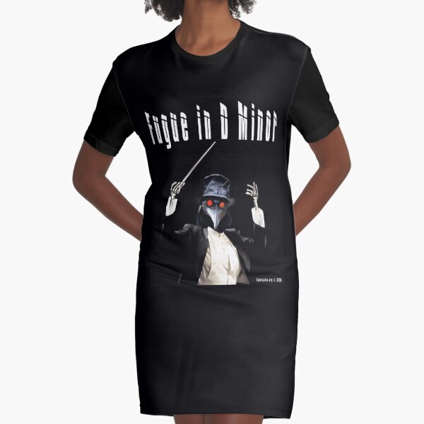 Fugue in D Minor Graphic T-Shirt Dress