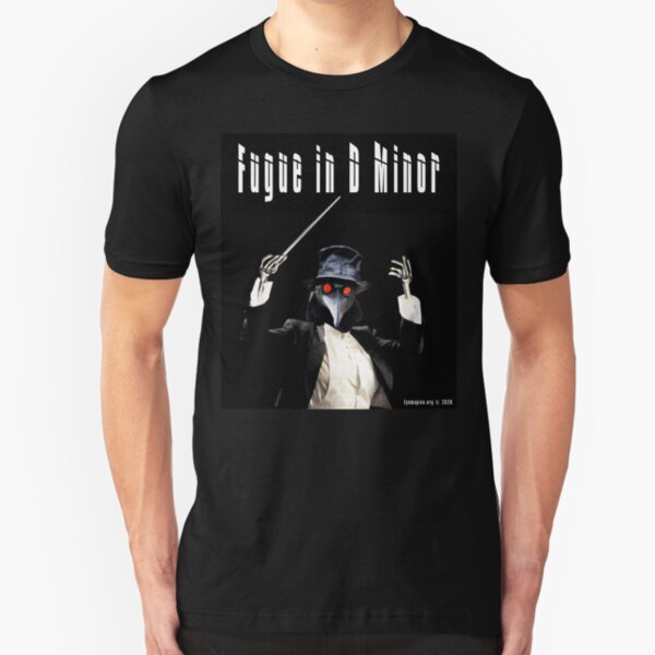 Fugue in D Minor Slim Fit T-Shirt