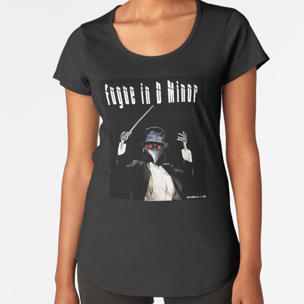 Fugue in D Minor Premium Scoop T-Shirt