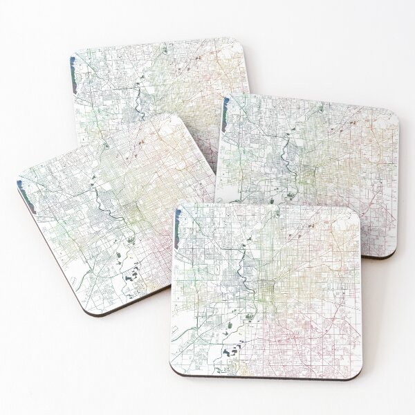 Item preview, Indianapolis Map Watercolor by Zouzounio Art designed and sold by zouzounioart.
