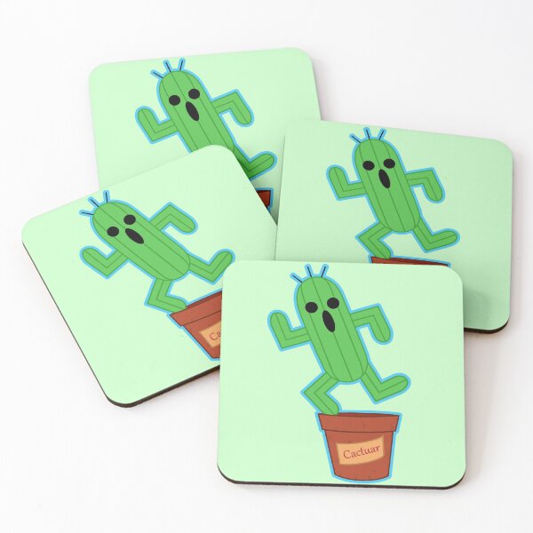 Item preview, Cactuar Escaping Pot designed and sold by Kitori.