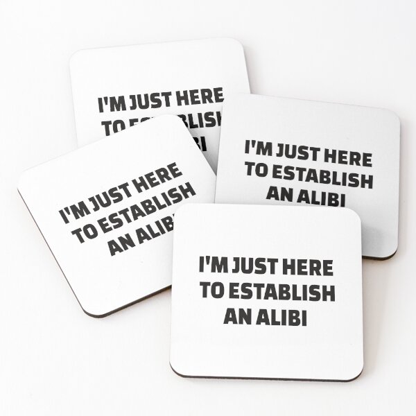 Item preview, True Crime Detective : I'm Just Here to Establish an Alibi designed and sold by AndreasMei.