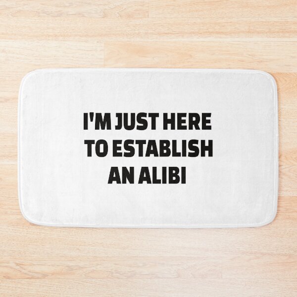 Item preview, True Crime Detective : I'm Just Here to Establish an Alibi designed and sold by AndreasMei.