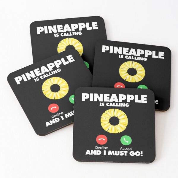 Item preview, My Pineapple is Calling and I Must Go Eating Lover designed and sold by HelloFromAja.