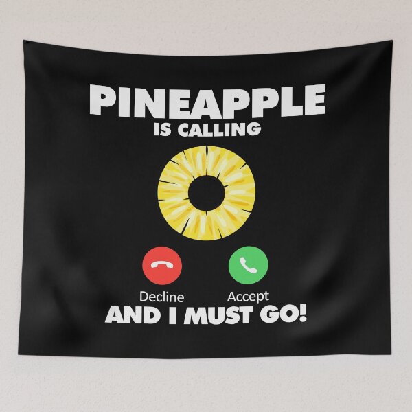 Item preview, My Pineapple is Calling and I Must Go Eating Lover designed and sold by HelloFromAja.
