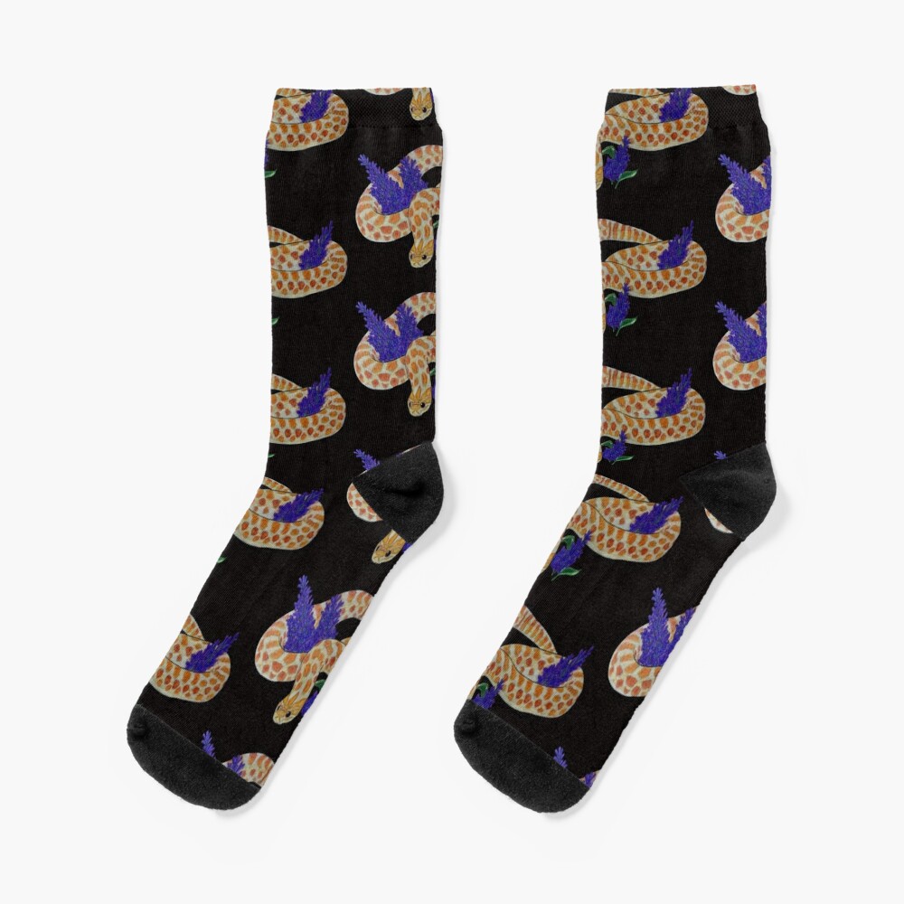 LH UNION SNAKE SOCKS - WHITE