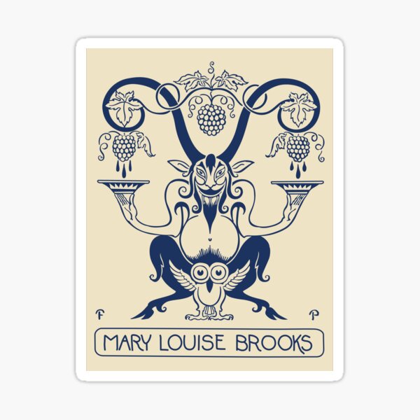 Item preview, Mary Louise Brooks™ Bookplate designed and sold by Louise Brooks®.