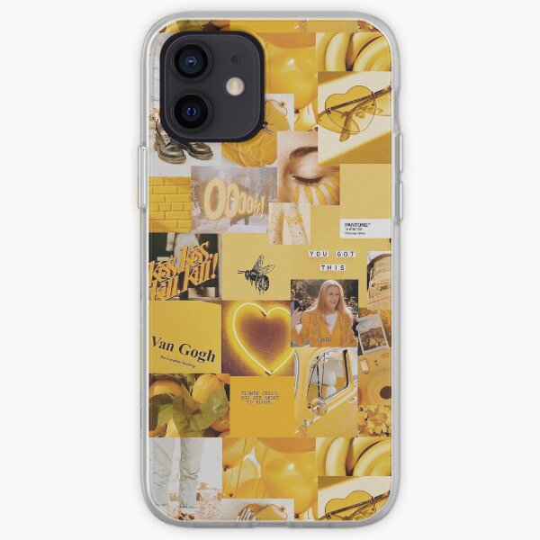 Yellow Aesthetic Collage iPhone Soft Case