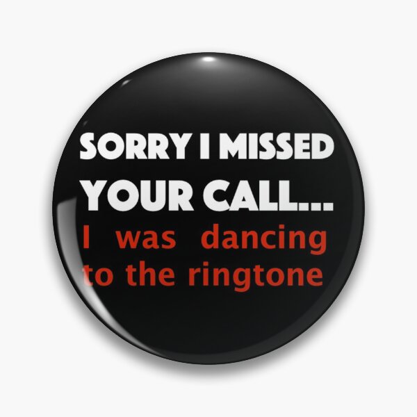 Item preview, Missed call - Too Busy Dancing designed and sold by Bododobird.