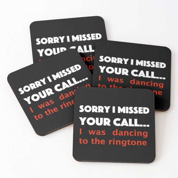 Item preview, Missed call - Too Busy Dancing designed and sold by Bododobird.