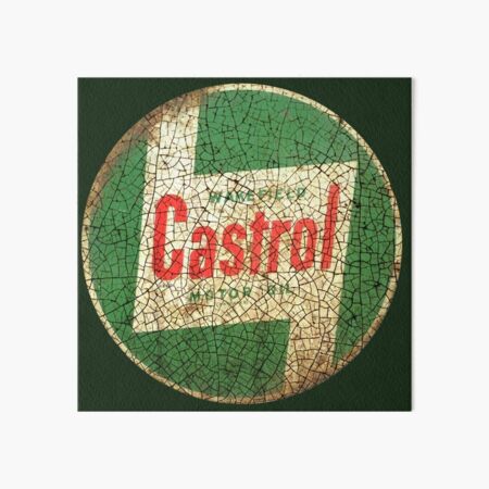 Castrol Wakefield Oil Art Board Print