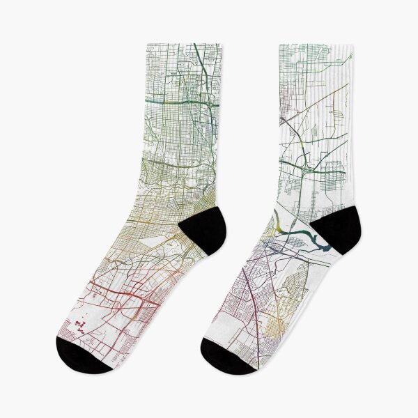 Item preview, Houston Map Watercolor by Zouzounio Art designed and sold by zouzounioart.