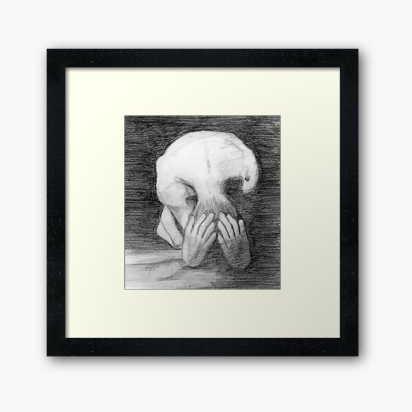 Bare Framed Art Print