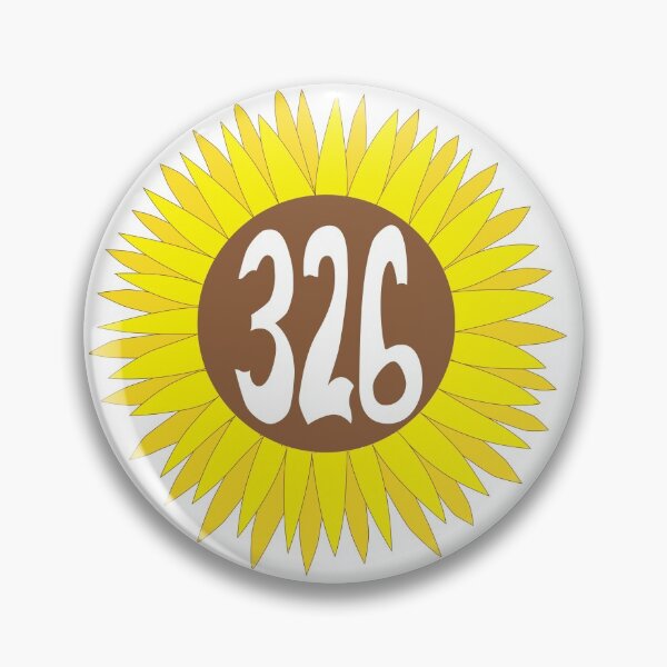 Item preview, Hand Drawn Ohio Sunflower 326 Area Code designed and sold by itsrturn.