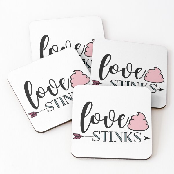 Item preview, Love Stinks, Anti Valentines, Singles Awareness Day designed and sold by coilsandglory.