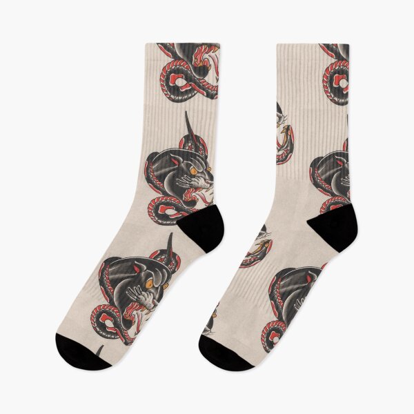 Item preview, Panther & Snake designed and sold by Wally Tattoo & Art.
