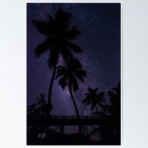 Item preview, milky way and old bahia honda bridge designed and sold by johnlackphotos.