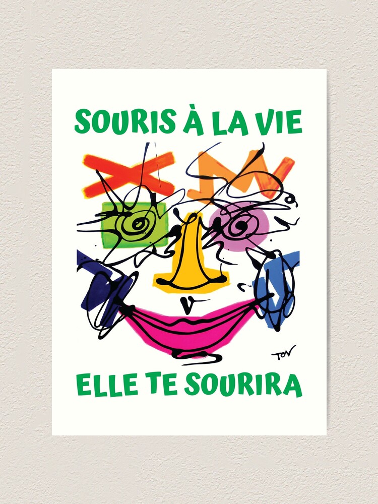 Impression Artistique Souris A La Vie Elle Te Sourira Par Tov67 Redbubble