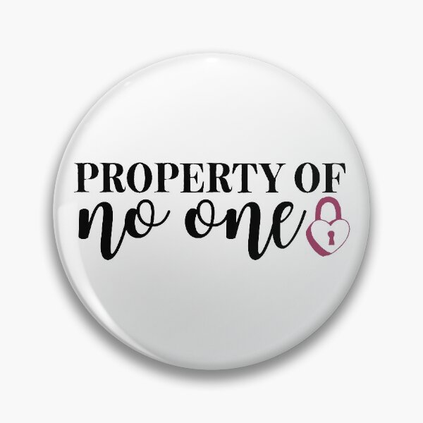 Item preview, Property Of No One, Anti Valentines Day, Single Awareness, Galentines Day designed and sold by coilsandglory.