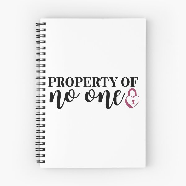 Item preview, Property Of No One, Anti Valentines Day, Single Awareness, Galentines Day designed and sold by coilsandglory.
