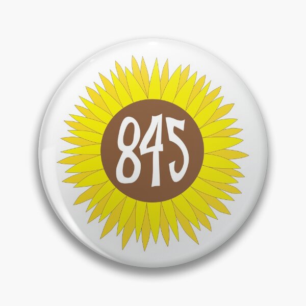 Item preview, Hand Drawn New York Sunflower 845 Area Code designed and sold by itsrturn.