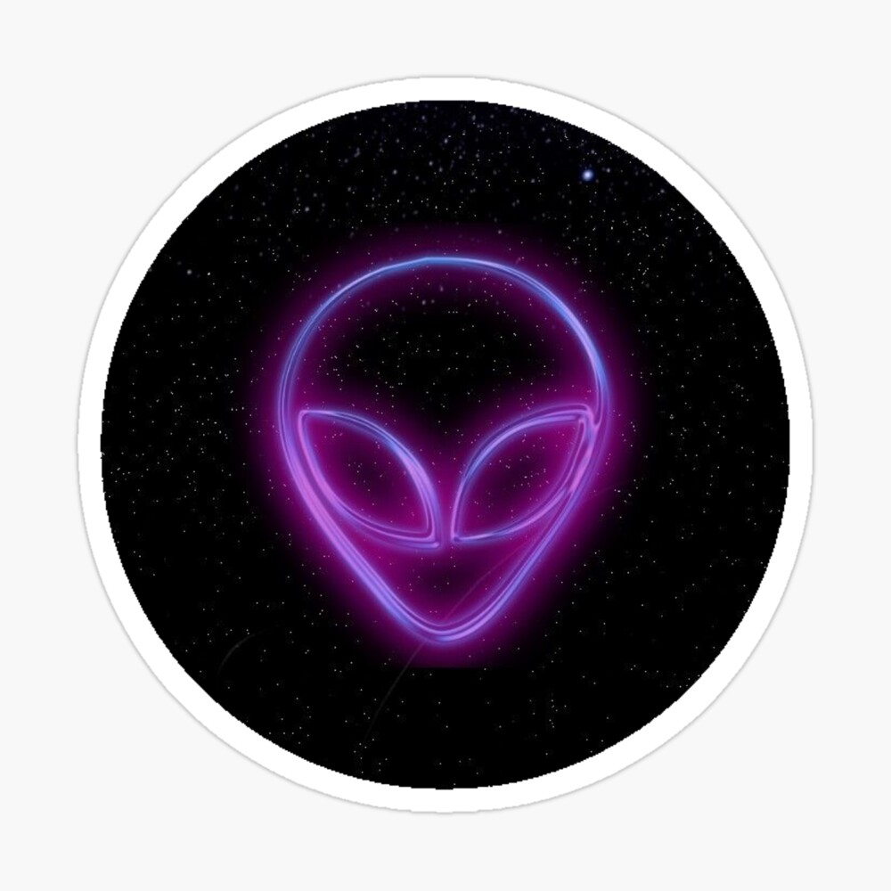 Lámina rígida for Sale con la obra «Gafas Alien Space violeta» de  mishmashmuddle
