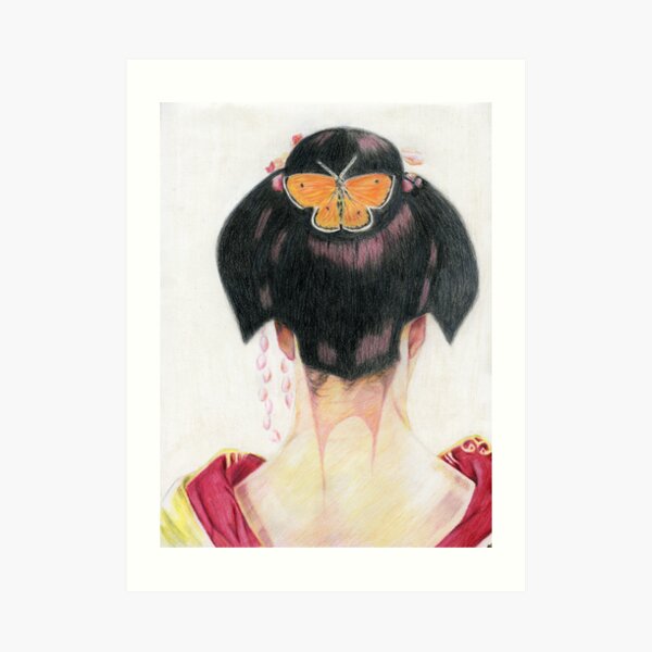 Madame Butterfly Art Print