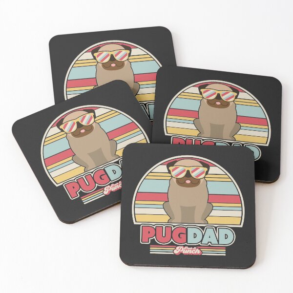 Item preview, Pug Dad Graphic. Retro Style Design designed and sold by PackAPunch.