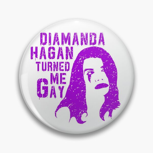 Item preview, Diamanda Hagan Turned Me Gay (Purple) designed and sold by DiamandaHagan.