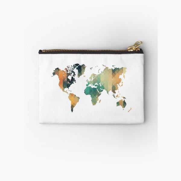 Item preview, Geometric World Map Art designed and sold by anabellstar design co.