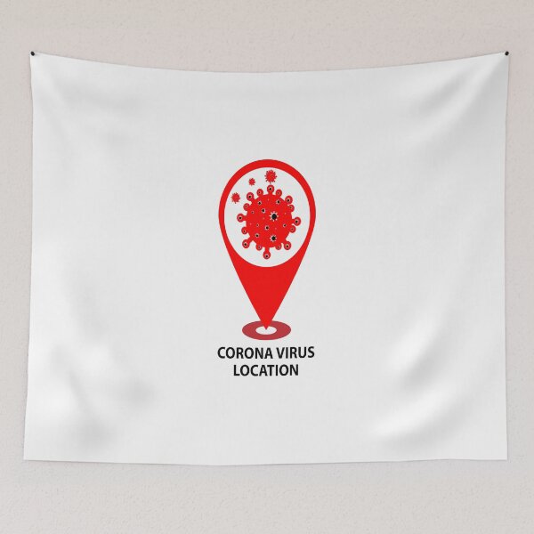 Item preview, Corona Virus Location designed and sold by niedi18.