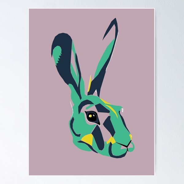 Item preview, Mr Hare in Pink designed and sold by LadySunrise.